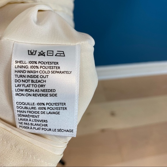 Pins & Needles Cream Tulip Sleeve Mini Dress S - Picture 12 of 13